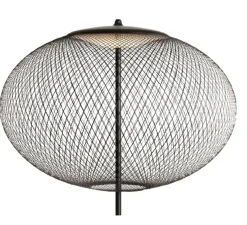 Lampadaire, NR2, Medium, noir, LED, dim, 2700K, 450 lm, Ø56cm, H164cm - Moooi