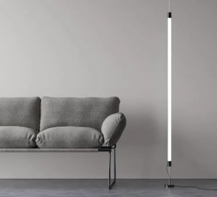 Lampadaire, Oort, nickel, IP40, LED, 3000K, 2660 lm, Øcm, H148cm - Fontana Arte