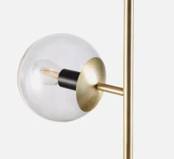 Lampadaire, Orb, Laiton, transparent, Ø36cm, H161,5cm - Bolia