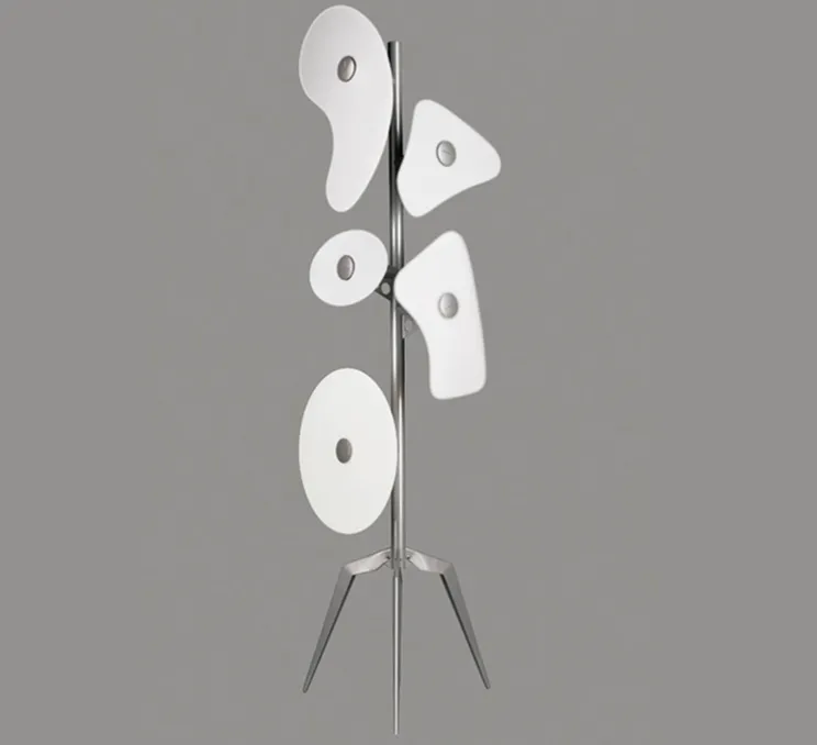 Lampadaire, Orbital, blanc, Ø53cm, H170cm - Foscarini