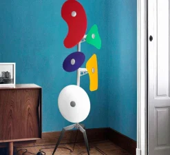 Lampadaire, Orbital, multicolore, Ø53cm, H170cm - Foscarini
