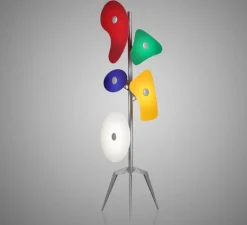 Lampadaire, Orbital, multicolore, Ø53cm, H170cm - Foscarini