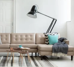 Lampadaire, Original 1227 Giant, noir brillant, Ø45cm, H265cm - ANGLEPOISE