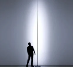 Lampadaire, Origine 290, noir mat, LED, 3000K, 1000lm, Ø37cm, H270cm - Davide Groppi