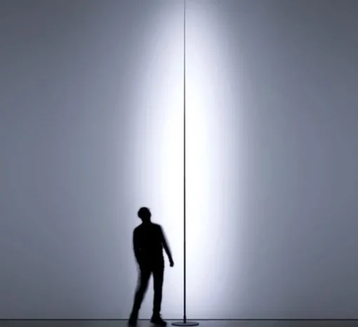 Lampadaire, Origine 290, noir mat, LED, 3000K, 1000lm, Ø37cm, H270cm - Davide Groppi