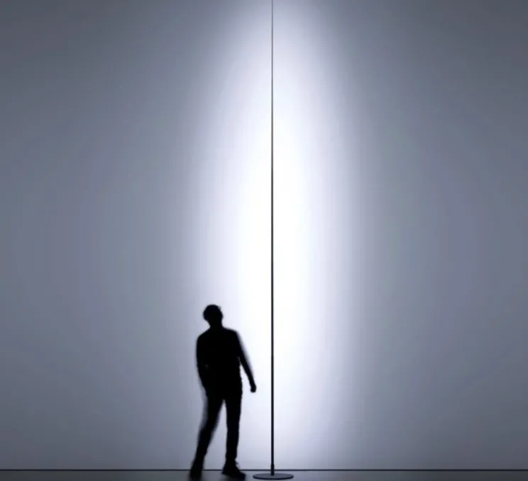 Lampadaire, Origine 290, noir mat, LED, 3000K, 1000lm, Ø37cm, H270cm - Davide Groppi