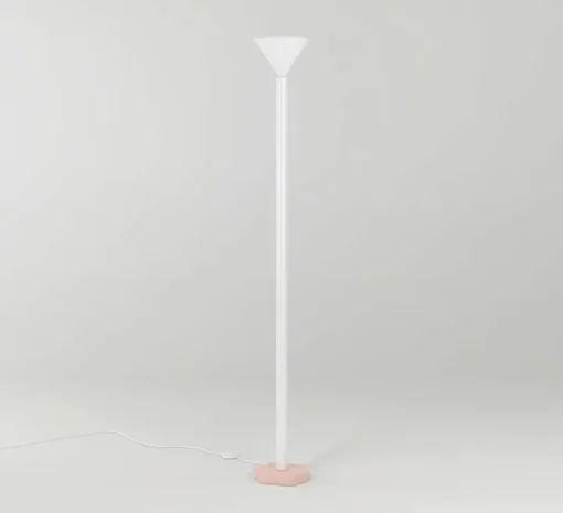 Lampadaire, Outlines, rose, blanc, L19,9cm, H159cm - Atelier Areti