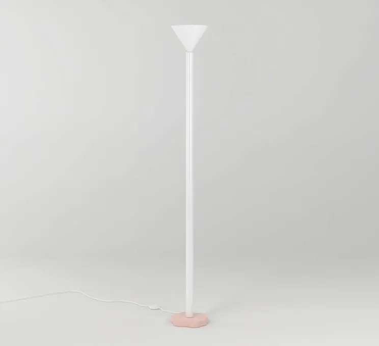 Lampadaire, Outlines, rose, blanc, L19,9cm, H159cm - Atelier Areti