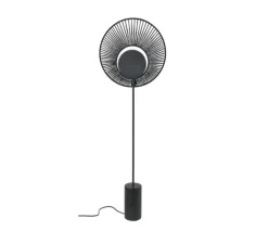 Lampadaire, Oyster, noir, Ø40cm, H154cm - Forestier