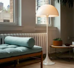 Lampadaire, Panthella , blanc, Ø50cm, H130cm - Louis Poulsen