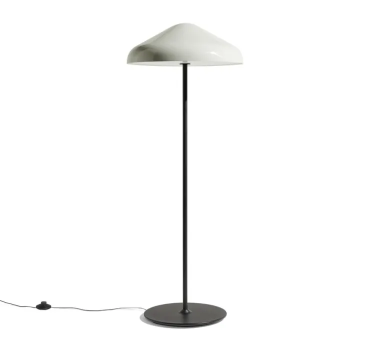 Lampadaire, Pao steel, cool grey, Ø47cm, H120cm - HAY