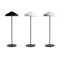 Lampadaire, Pao steel, noir soft, Ø47cm, H120cm - HAY