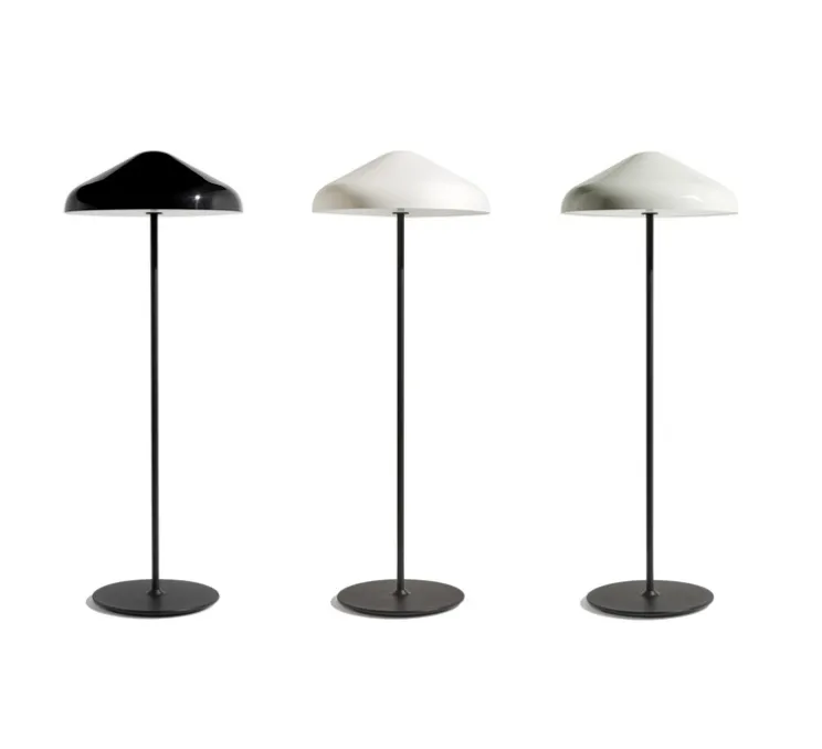 Lampadaire, Pao steel, noir soft, Ø47cm, H120cm - HAY