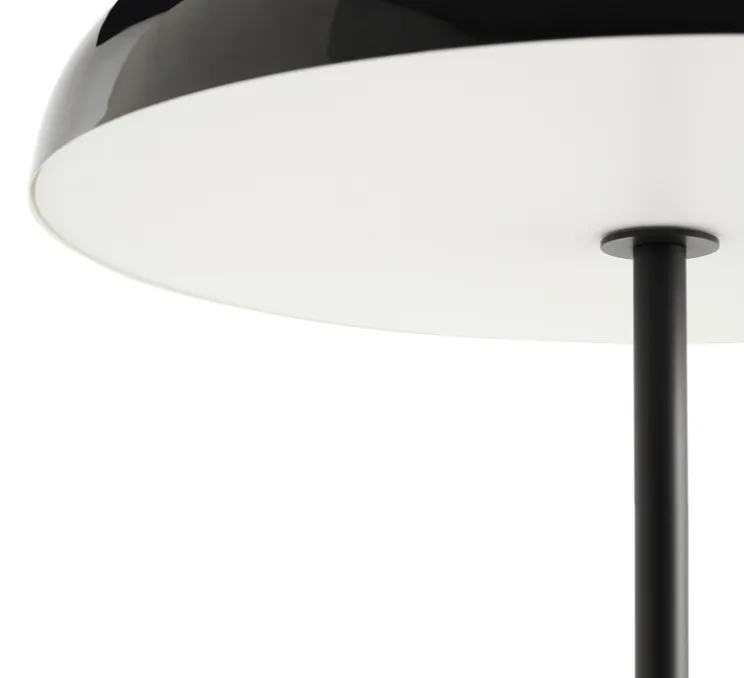 Lampadaire, Pao steel, noir soft, Ø47cm, H120cm - HAY