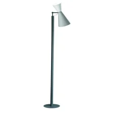 Lampadaire, Parliament, gris, blanc, Ø26cm, H180cm - Nemo Lighting