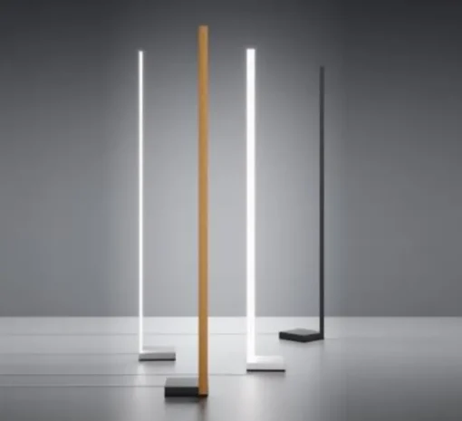 Lampadaire, Pivot, noir, LED, 3000k, 10000lm, L24cm, H205cm - FABBIAN