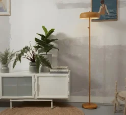 Lampadaire, Porto, moutarde, Ø30cm, H145cm - It's about Romi