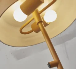 Lampadaire, Porto, moutarde, Ø30cm, H145cm - It's about Romi