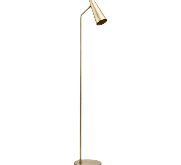 Lampadaire, Precise, laiton, L21cm, H124cm - House Doctor