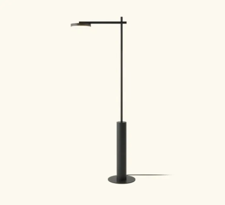 Lampadaire, Rafaela, noir mat, LED, 3000K, 1050 lm, Ø14cm, H142cm - Robin