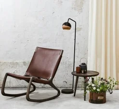 Lampadaire, Ray, noir, Ø15cm, H126cm - Mater