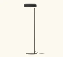 Lampadaire, Rea, noir mat, Ø38cm, H129cm - Robin
