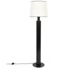 Lampadaire, Riviera, noir brillant, Ø43cm, H155cm - Sarah Lavoine