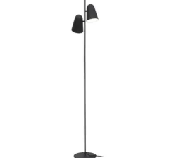 Lampadaire, Salamanca 2 , noir, Ø28cm, H145cm - It's about Romi