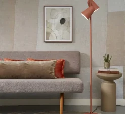 Lampadaire, Salamanca 2 , terracotta, Ø28cm, H145cm - It's about Romi