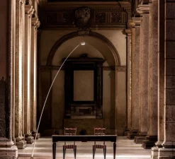 Lampadaire, Sampei 230, blanc mat, LED, 2700K, 1808lm, L79,5cm, H215cm - Davide Groppi
