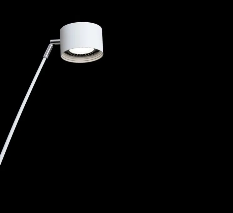 Lampadaire, Sampei 230, blanc mat, LED, 2700K, 1808lm, L79,5cm, H215cm - Davide Groppi