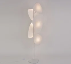 Lampadaire, Screen, Blanc, L50cm, H179cm - MARKET SET