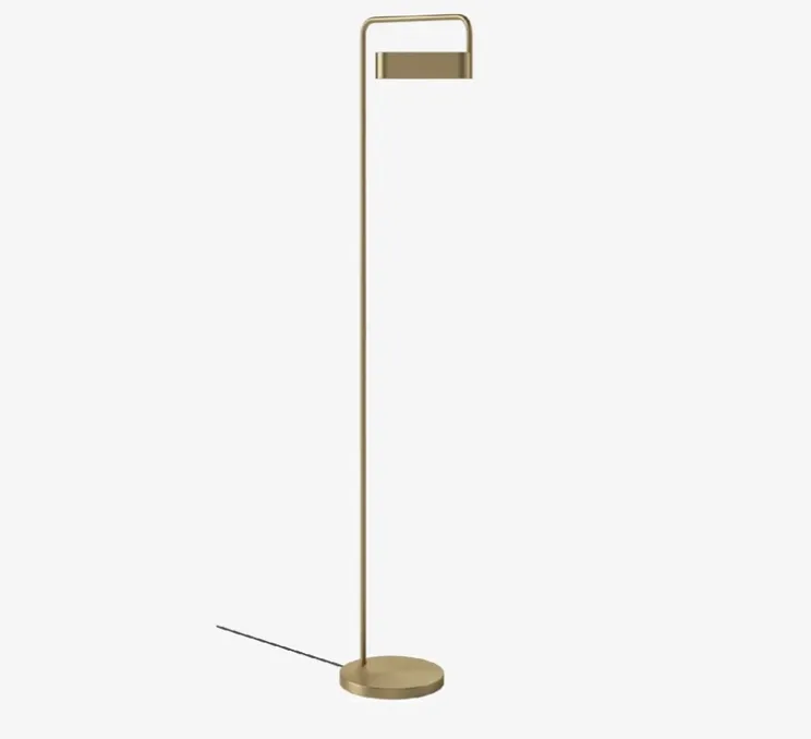 Lampadaire, Scribe, laiton, L22cm, H133cm - Bolia