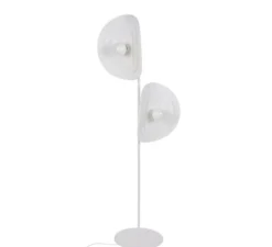 Lampadaire, Selenitis 2L, blanc, Ø60cm, H180cm - Market Set