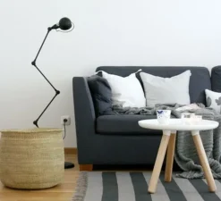 Lampadaire, Signal 4 bras, SI433, noir mat, Ø24,5cm, H120cm - Jieldé