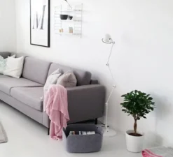 Lampadaire, Signal 4 bras, SI433, blanc, brillant, Ø24,5cm, H120cm - Jieldé