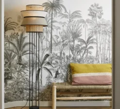 Lampadaire, Singapour , nude, Ø40cm, H157cm - Market Set