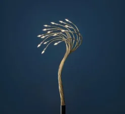 Lampadaire, Sottovento , laiton, noir, Ø1,2cm, H150cm - Catellani & Smith