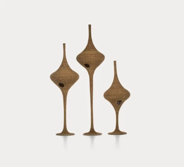 Lampadaire, Spin S, naturel, Ø57cm, H152cm - Gervasoni