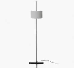 Lampadaire, Stand Up, noir, gris, Ø40cm, H175cm - Faro