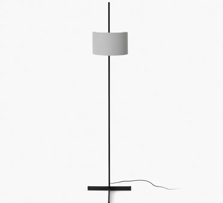 Lampadaire, Stand Up, noir, gris, Ø40cm, H175cm - Faro