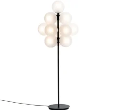 Lampadaire, Stellar Grape big, noir et blanc, Ø61cm, H158cm - Pulpo