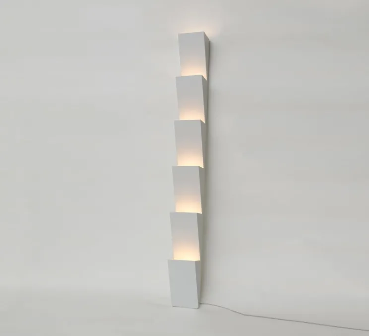 Lampadaire, Steps 146, blanc, L20cm, H195cm - Atelier Areti