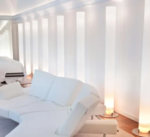 Lampadaire, Stylos, argent, Ø35,5cm, H200cm - Flos