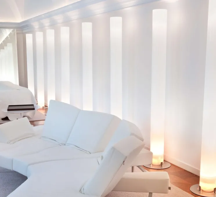 Lampadaire, Stylos, argent, Ø35,5cm, H200cm - Flos