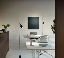 Lampadaire suspendu, Cima, noir, or mat, Ø6cm, H34cm - Lodes