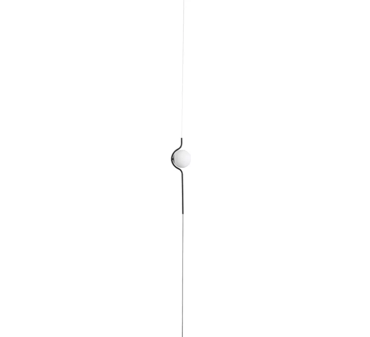Lampadaire, suspension, LE VITA, noir, LED, 2700K, 570lm, L25cm, H118cm - FARO