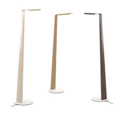 Lampadaire, SWAN, chêne, LED, 1090lm, 2700K, L35cm, H135cm - TUNTO