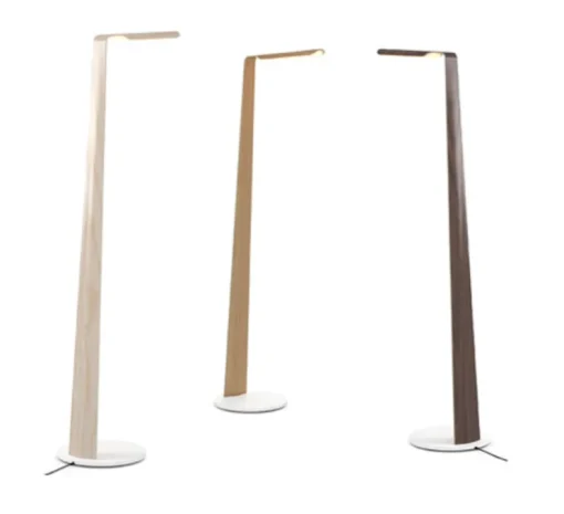 Lampadaire, SWAN, Noyer, LED, 2700K, L35cm, H135cm - TUNTO