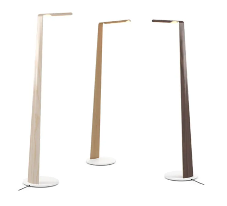 Lampadaire, SWAN, Noyer, LED, 2700K, L35cm, H135cm - TUNTO